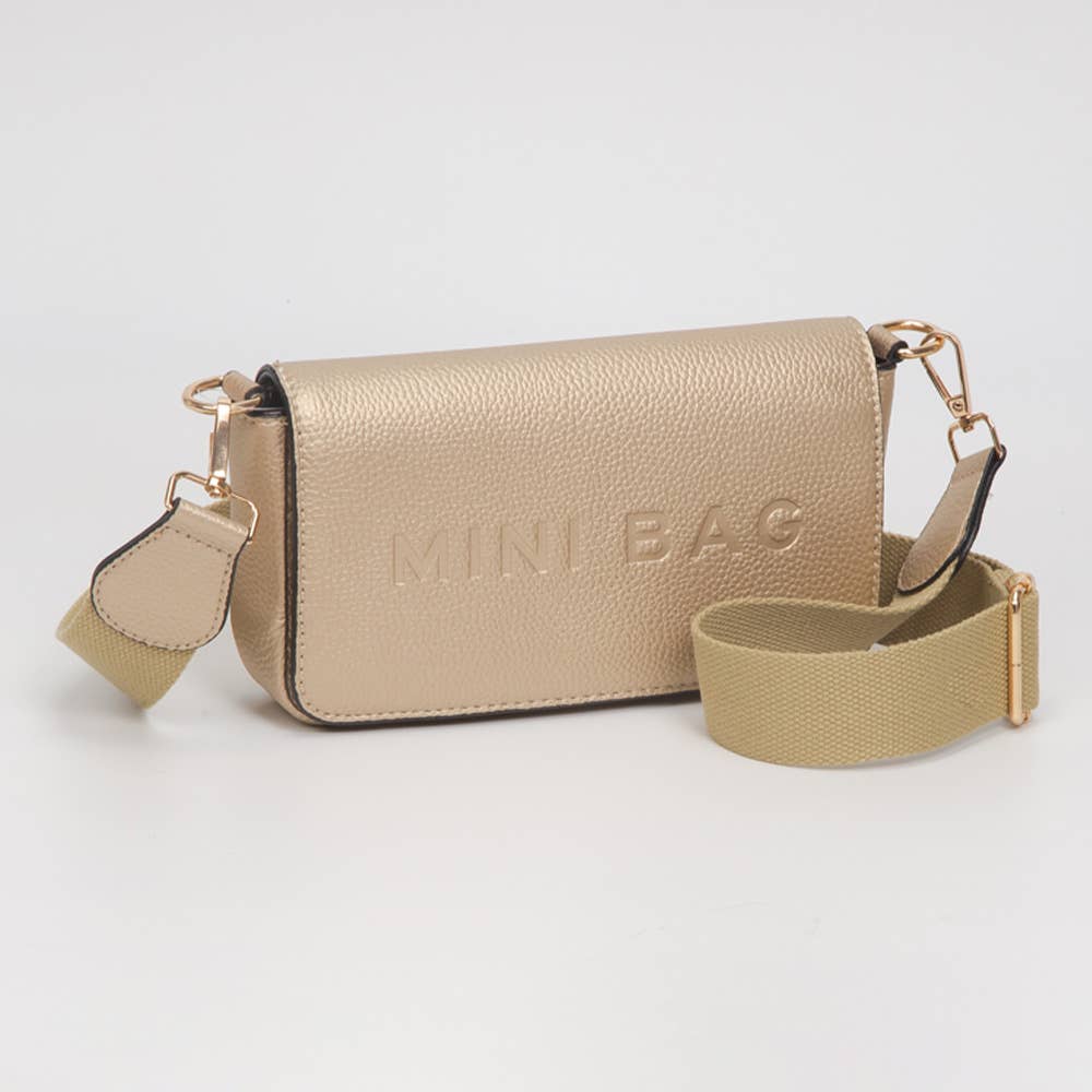 Sensibling Corp. - Wholesale Crossbody Bag - Women's - Faux Leather MINI BAG Message Structured Crossbody Bag8