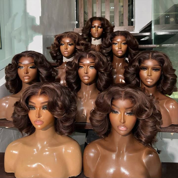 13*4 bouncy curly fumi double drawn wig for wholesale by Ladylande