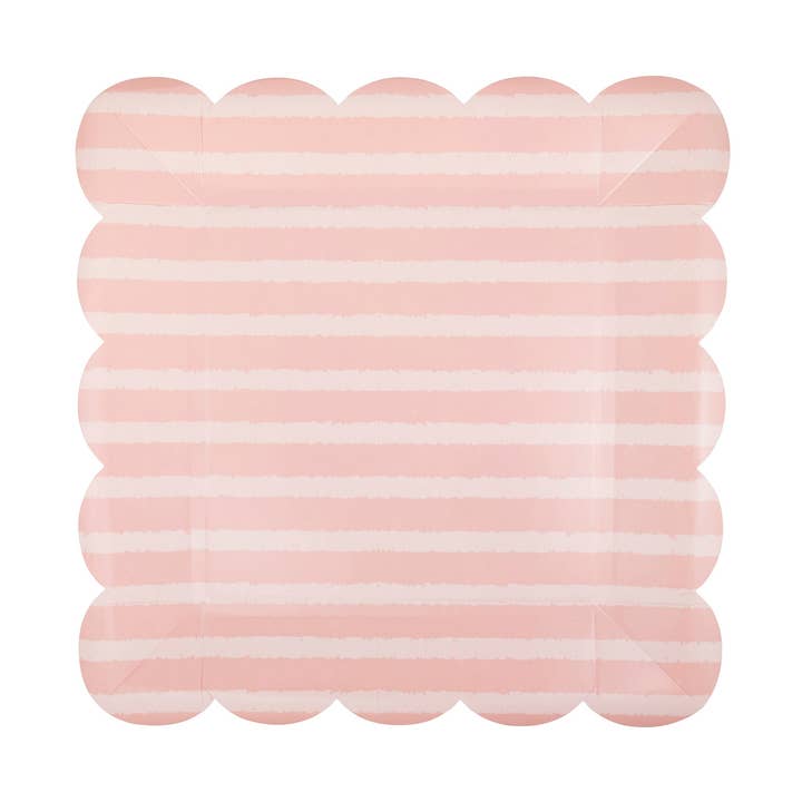 My Mind’s Eye - Wholesale Disposable Plate - VFL1141 - Tonal Striped Plate0