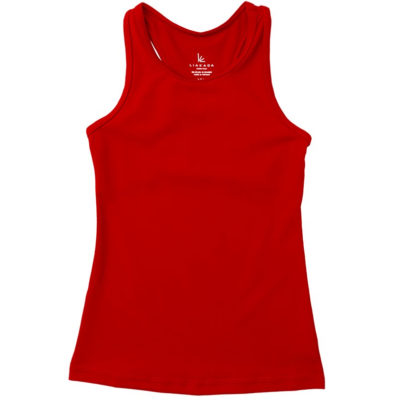 Liakada Dancewear – caveada - Crianças por atacado – Camisota Racerback para Menina10
