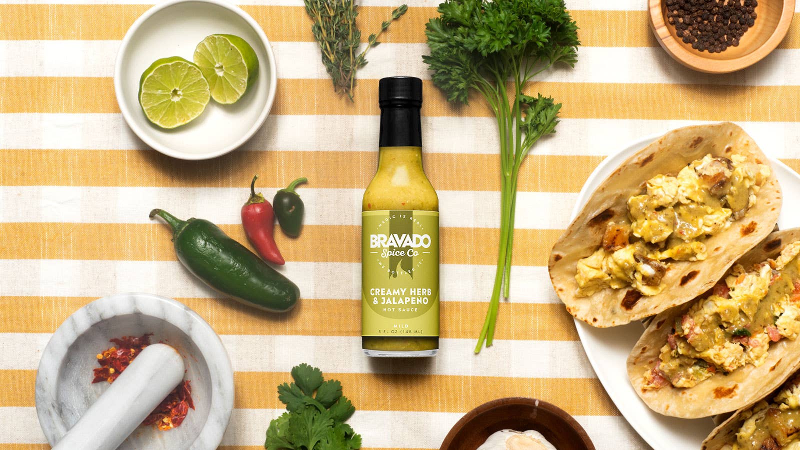 Bravado Spice Co. - Wholesale Hot Sauce - Creamy Herb & Jalapeño Hot Sauce (12-Pack)2