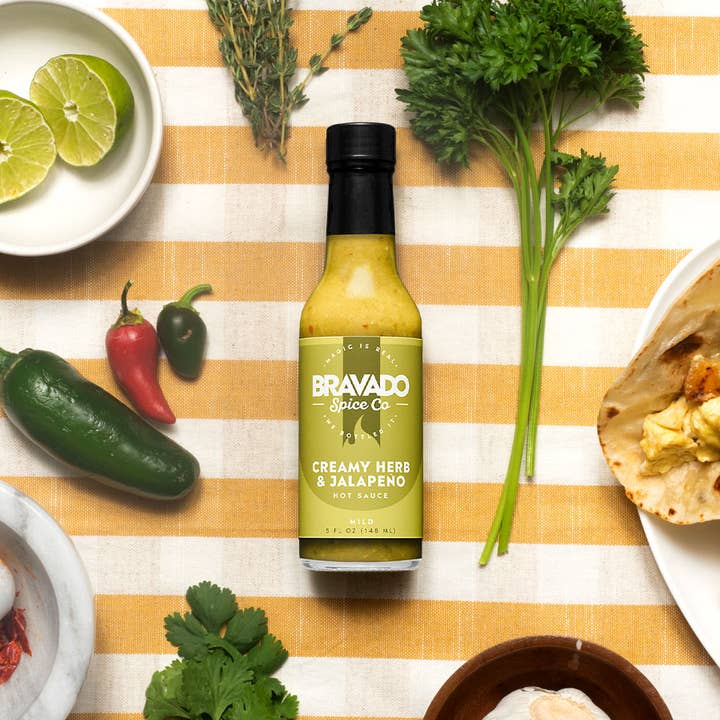 Bravado Spice Co. - Wholesale Hot Sauce - Creamy Herb & Jalapeño Hot Sauce (12-Pack)2