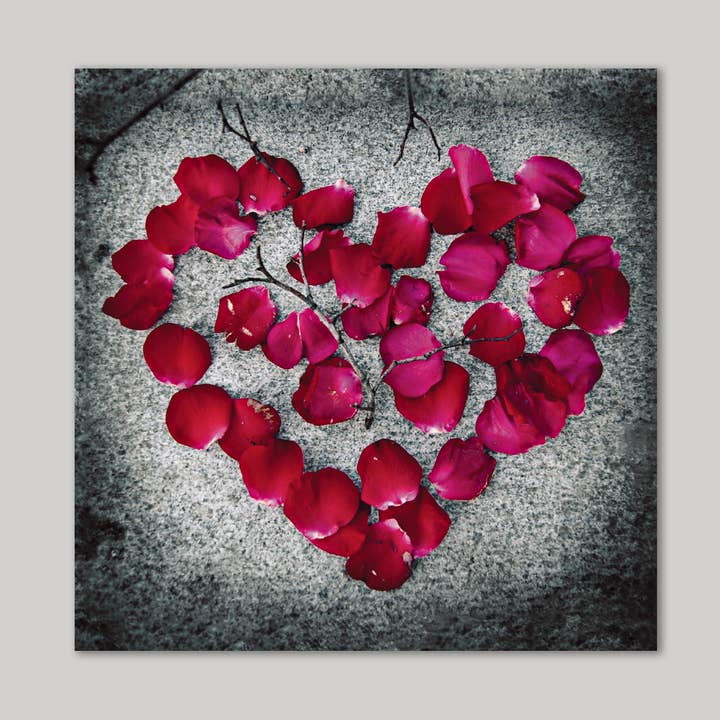Rose Petals Greeting Card for wholesale by Icon