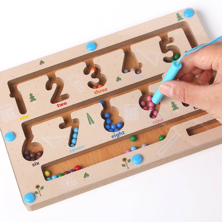 VIGOR - Wholesale Toy Car/Truck - Kids - Maze Educational Game Color Number Montessori Education
