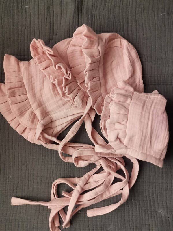 Gorro Laura Baby, color rosa para venta al por mayor de Baby Laurel Organics