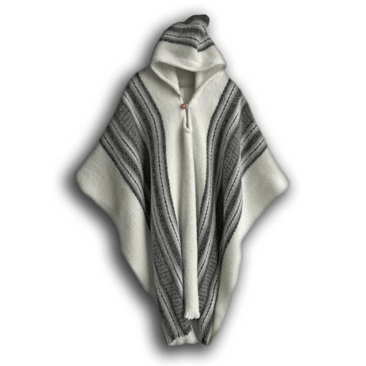 ECUALAMA - Wholesale Poncho - Uniseks - Llama wol uniseks Zuid-Amerikaanse handgeweven poncho3