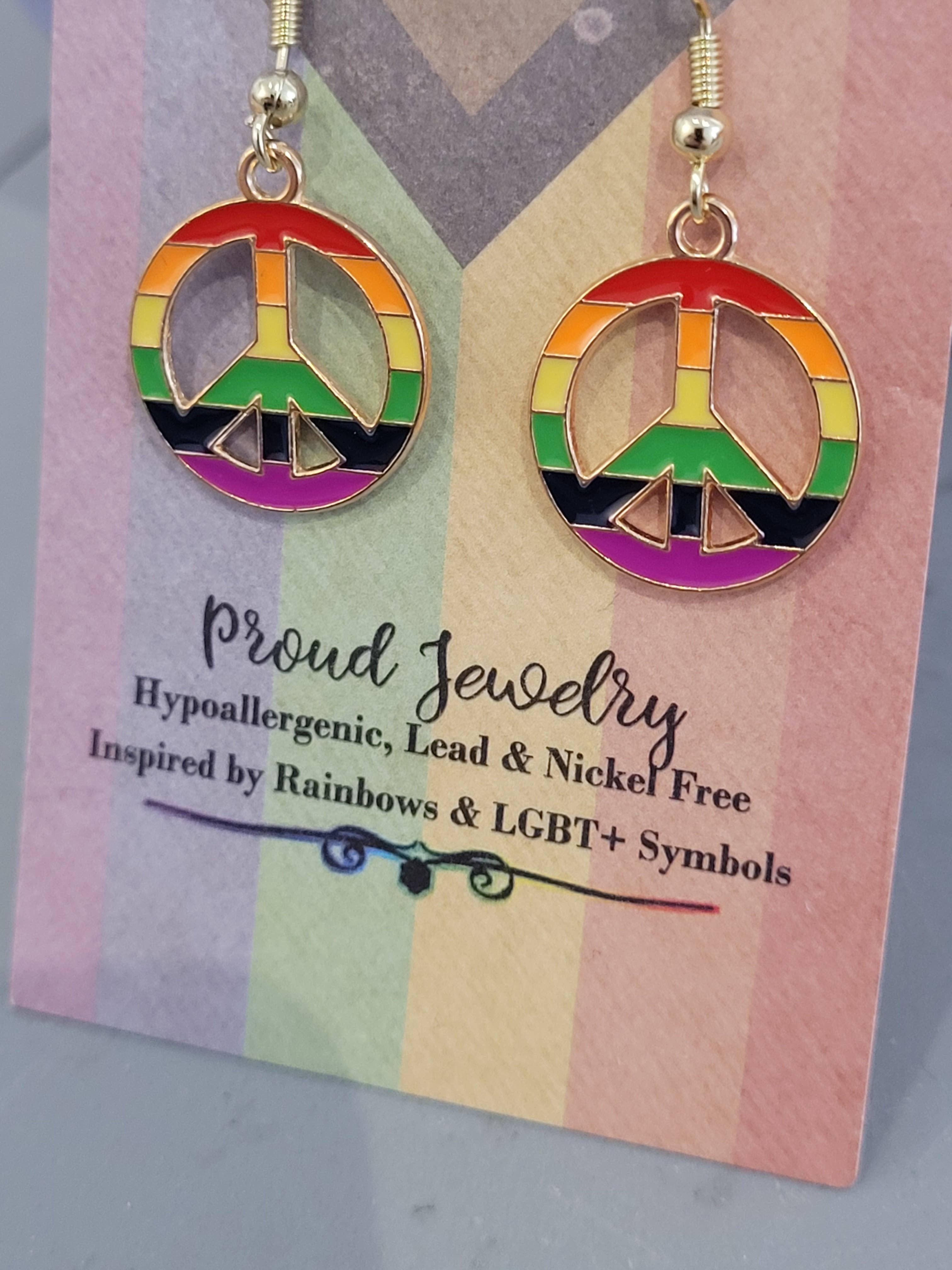 Con-Quest Crafts – wholesale Smycken – Rainbow Pride Örhängen & Halsband - LGBTQIA+-inspirerade 5