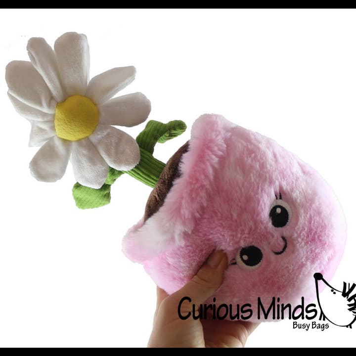 Curious Minds Toys - Wholesale Stuffed/Plush Toy - Kids & Baby - 1 Plush Plant - Potted Flowers and Mushrooms - Cute Artifici4