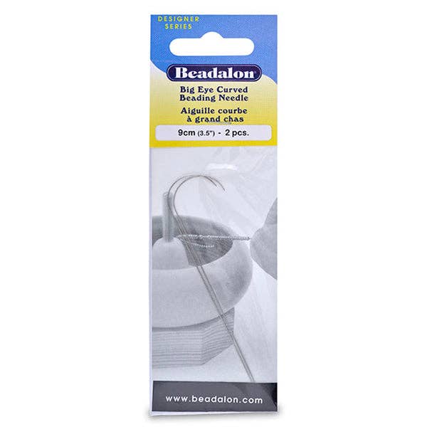 Beadalon, Curved Big Eye Beading Needles for wholesale by The Bead District