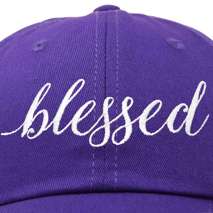 Dalix - Wholesale Baseball Cap - Women's - DALIX Blessed Women's Baseball Cap Soft Cotton Dad Hat77