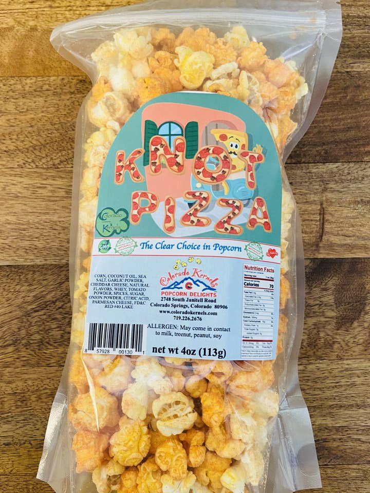 Knot Pizza for wholesale by Colorado Kernels