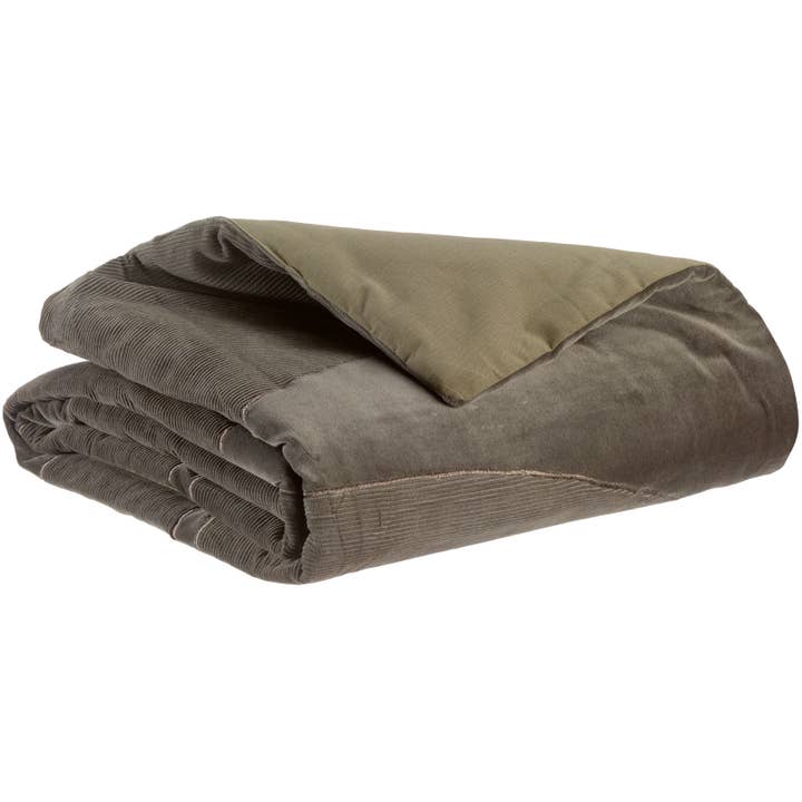 Edredón acanalado Fara Thyme 85 x 200 cm para venta al por mayor de Maison Vivaraise & La Cerise sur le Gâteau