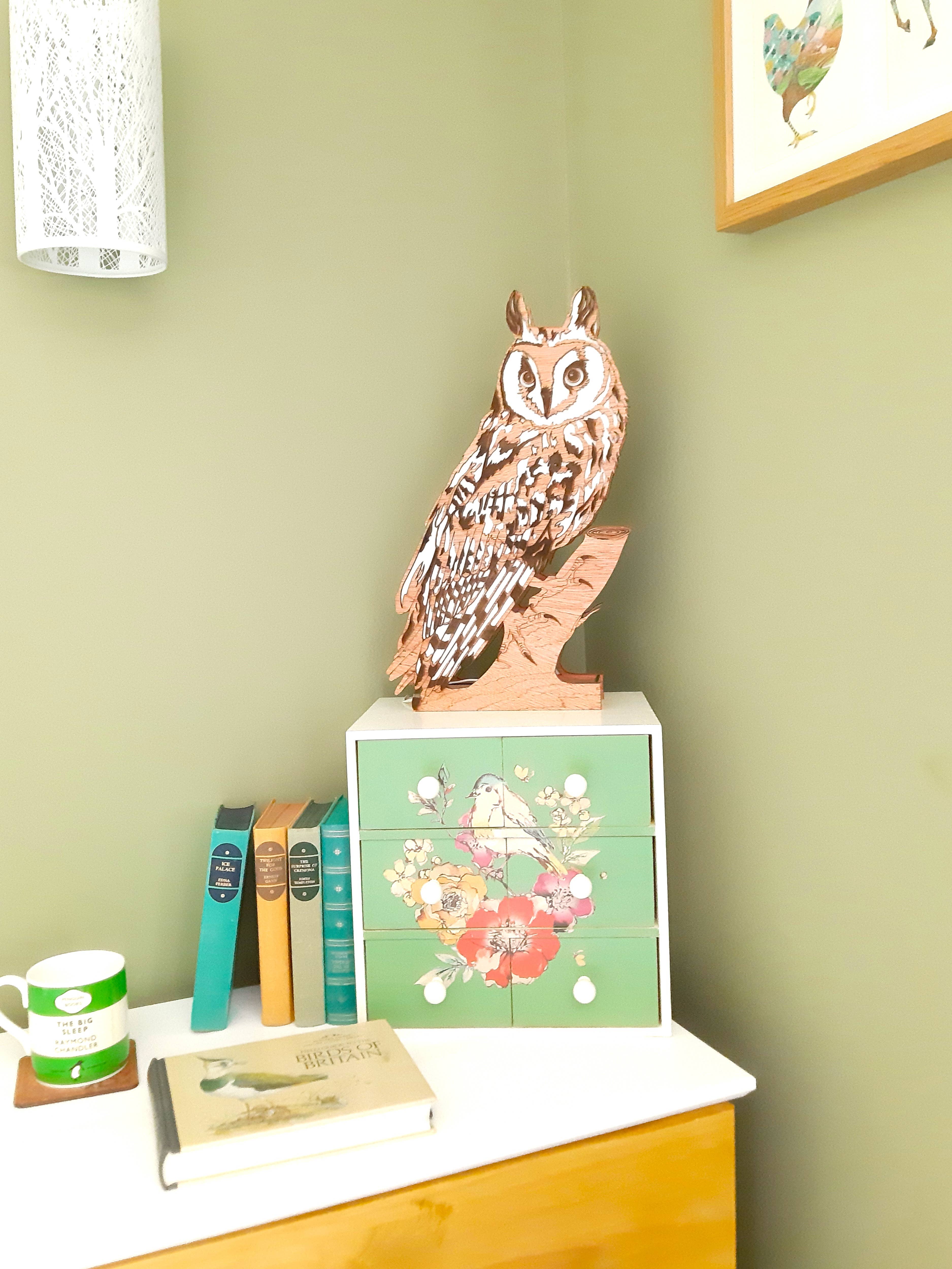 Bluebell Peak Design – Großhandel Akzent-/Schreibtischleuchte – Ambrosious Langohr-Eule, Lampe2