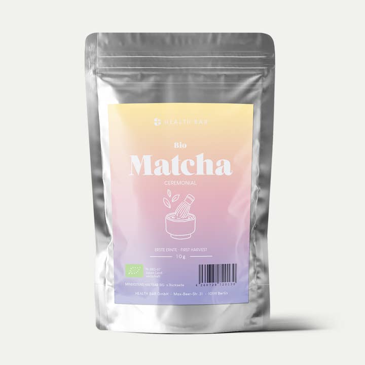 Health Bar - Wholesale Health/Detox Tea - Ceremonial Organic Matcha Tea 10g0