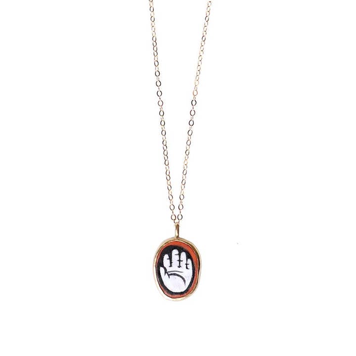 Collier Manifesting Hand pour la vente par Hechizo