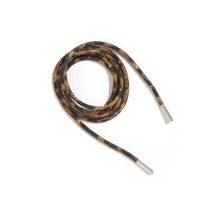 Ole - Wholesale Shoelaces - Women's - Rhinestone Round Tube Shoelace 120CM MIS10533