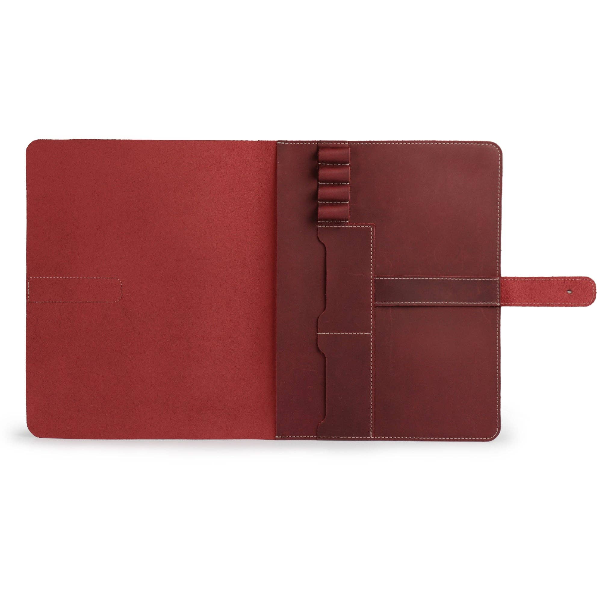Londo – Engroshandel Taske til bærbar computer/tablet - Unisex – Londo Ægte Læder Tablet Cover med To Kortlommer & Læder Pen / Blyantholdere22