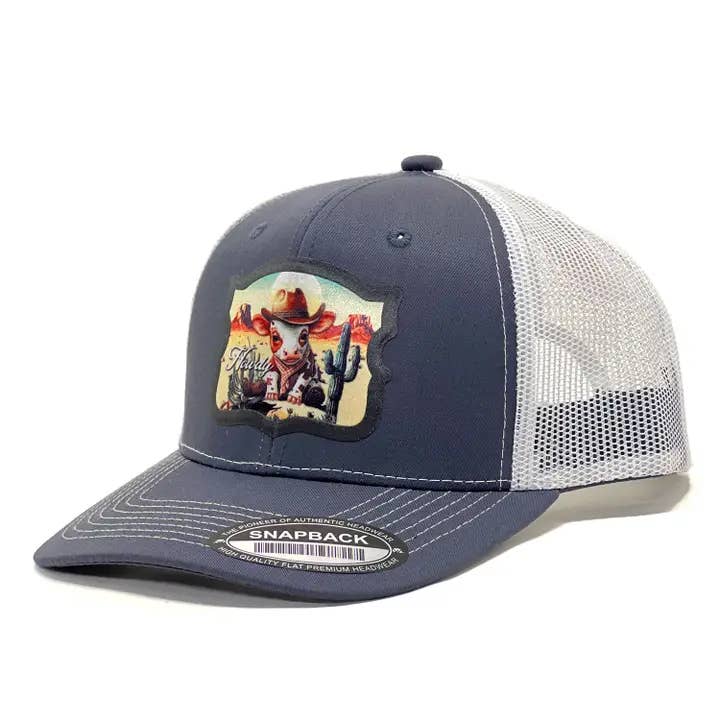 Comfort Meets Wild Stylist Howdy -Premium Animal Trucker Cap for wholesale by Peace and Dozen Inc