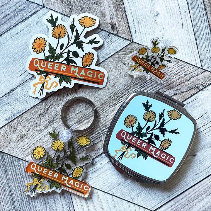 Fabulously Feminist - Wholesale Sticker - Queer Magic: LGBTQ Pride Sticker4