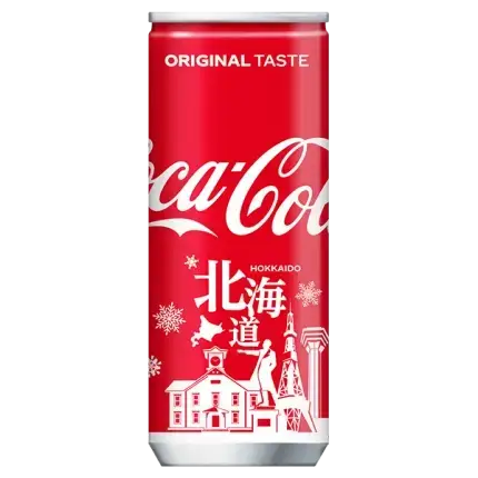 L&F Universal Goods - Vendita all'ingrosso Bibite/bevande gassate - Coca Cola Edizione Limitata Hokkaido 30/250mL (GIAPPONE)0