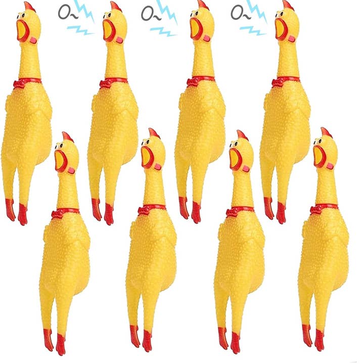 Tsyware - Wholesale Squishy Toy - Kids & Baby - Screaming Chicken Toy Rubber Squawking Chicken Big 12-inch