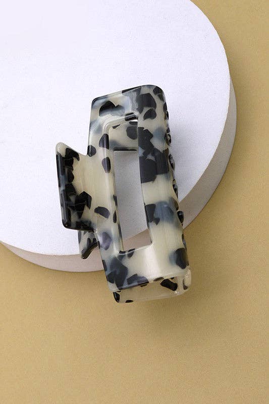 JOSSLYN by wall to wall - Wholesale Hair Clip - Women's - RECTANGLE CELLULOSE HAIR CLAW CLIP | 40H61519