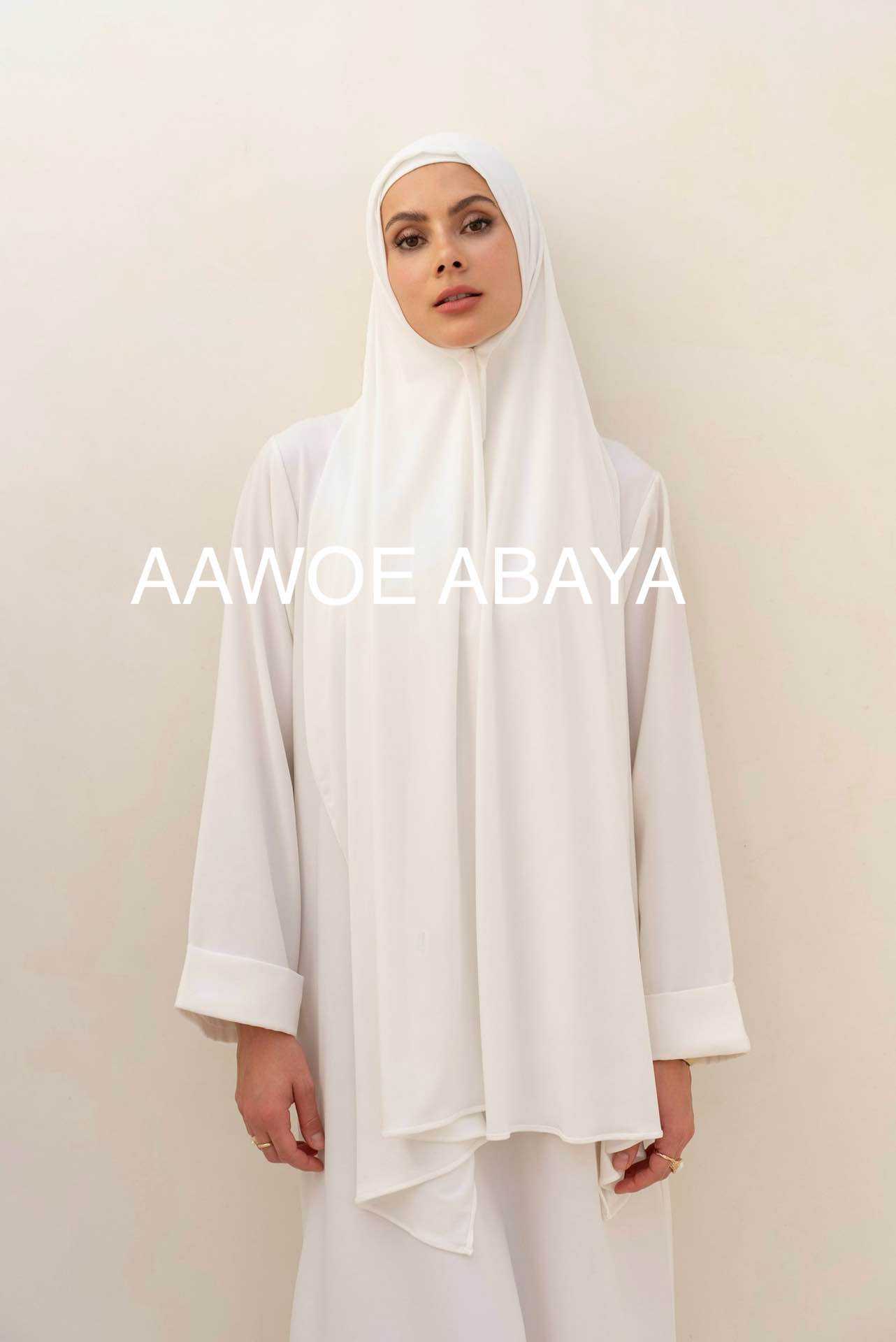 Aawoe Abaya - Wholesale Hijab - Women's - Elegant Long-Sleeve Shawl - 2484-HIJ131