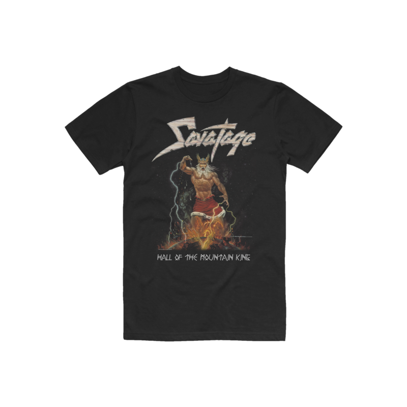 Manic Merch - Wholesale T-Shirt (Graphic) - Unisex - Savatage - Hall of the Mountain King - Graphic Tee0
