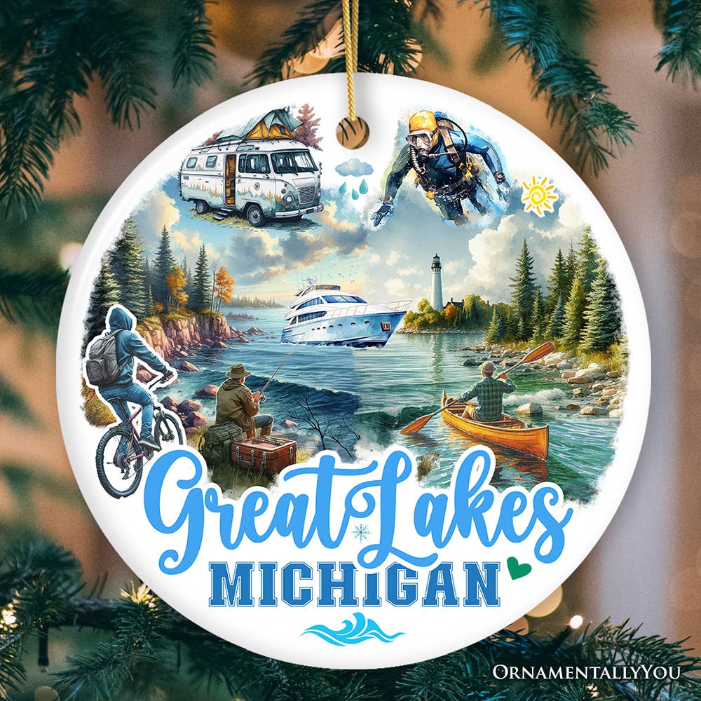 OrnamentallyYou - Vente Objets de décoration - Souvenir et cadeau de voyage artistique dans l'État des Grands Lacs du Michigan1