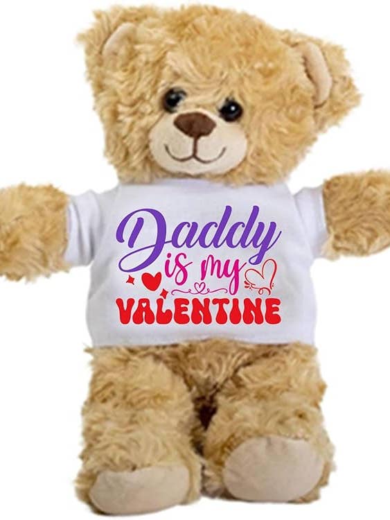 Daddy is My Valentine Teddy Bear for wholesale by CustomHappy