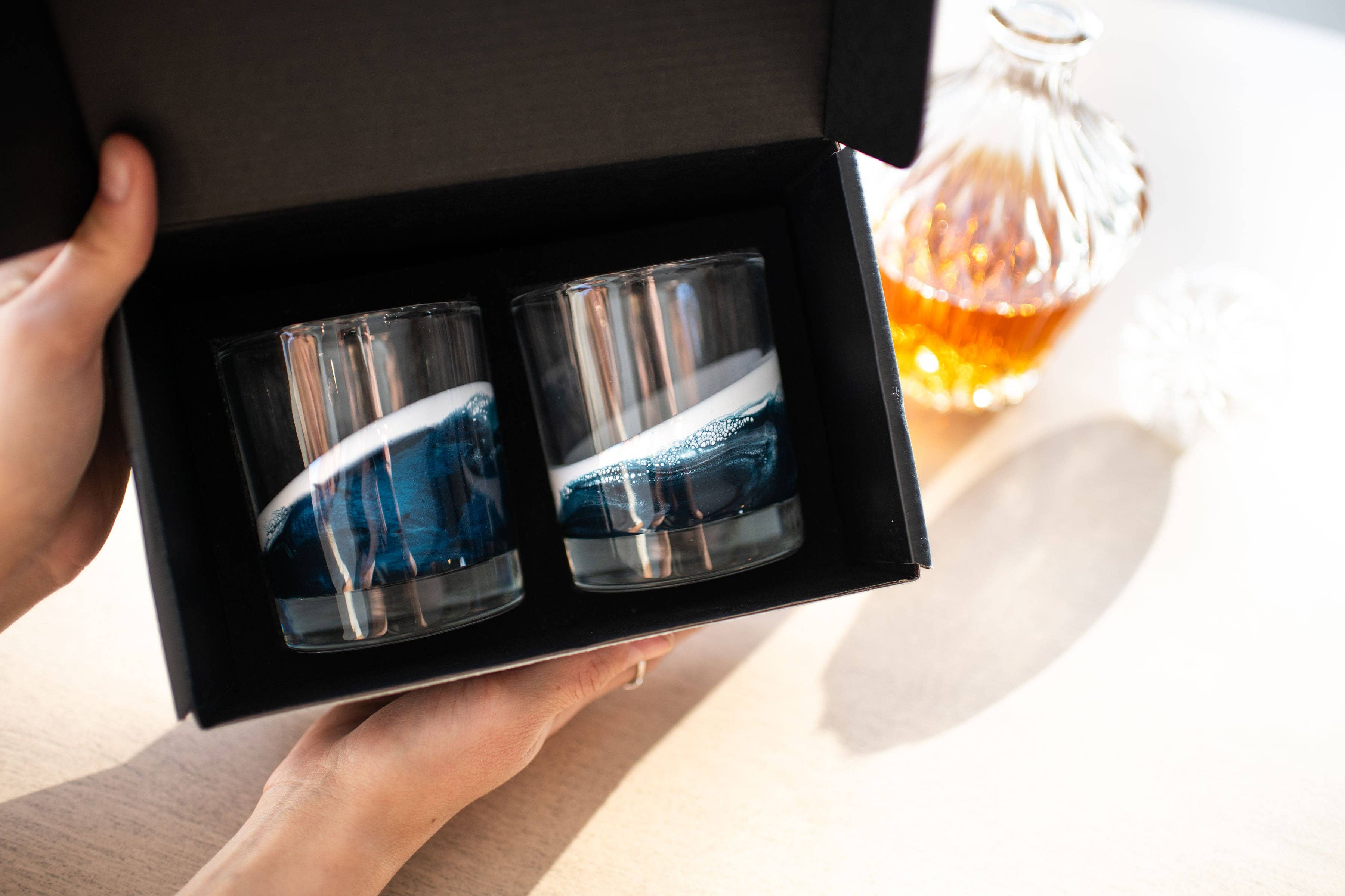 Lynn & Liana Designs - Wholesale Cocktail/Liquor Glass - NEW!!! Resin Coated Old Fashioned Whisky Glasses -NO TARIFFS15