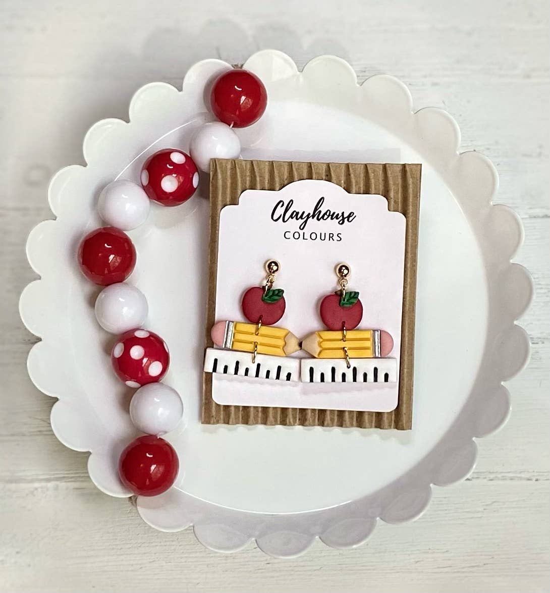Clayhouse Colours - Wholesale Dangle Earrings - Teacher Earrings  | Back to School Earrings0