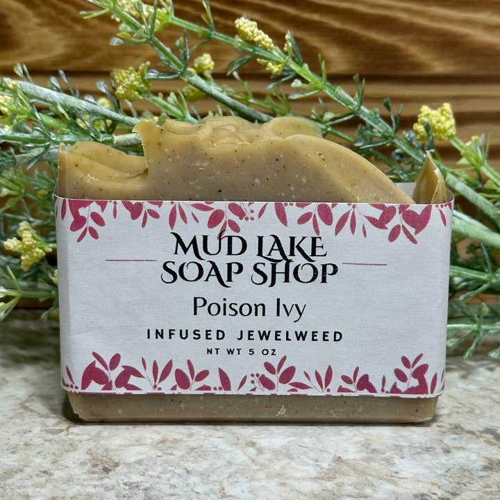Poison Ivy Soap for wholesale by Mud Lake Soap Shop