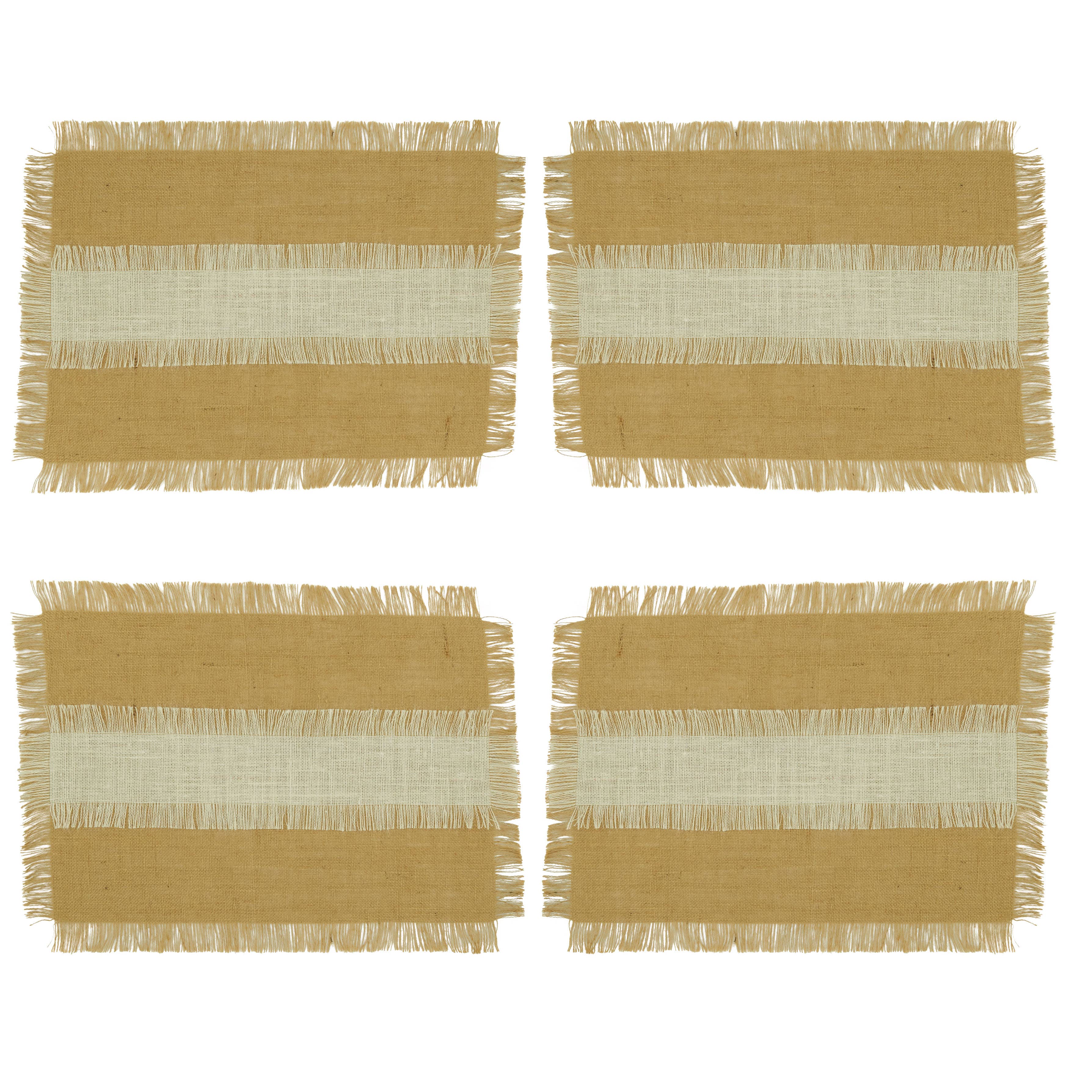 Saro Lifestyle - Wholesale Placemat - Banded Jute Placemat7