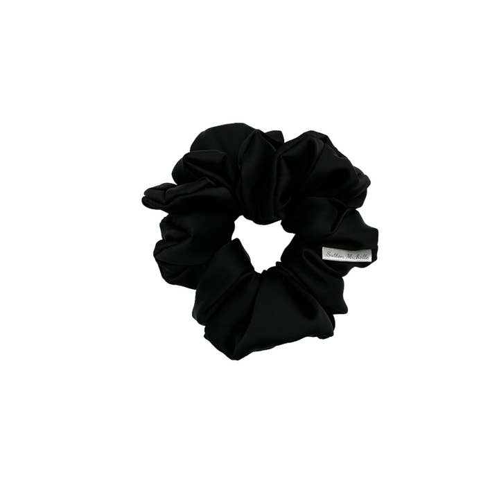 Sutton Michelle Designs - Vente Chouchou – femme - Soie Armani noire XXL et fine