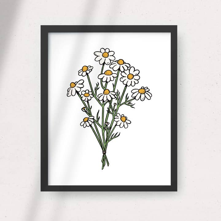 Daisies Print for wholesale by Moth Mart