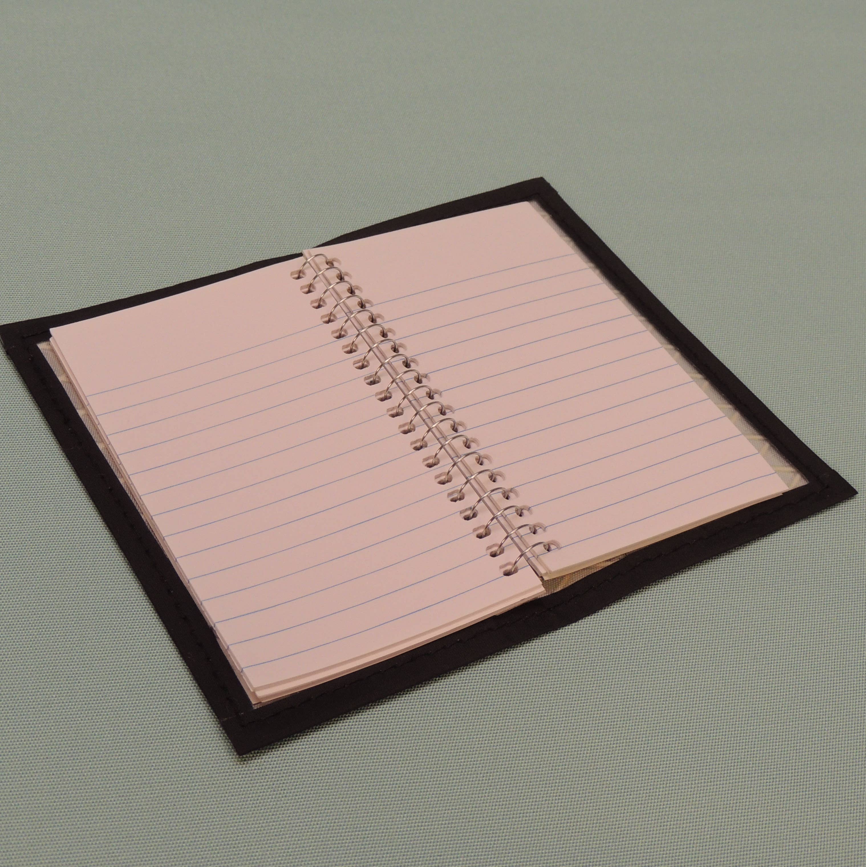 Mainland Canvas - Wholesale Notebook - Notebook Cover, Nautical Fabric, Blue Trim1