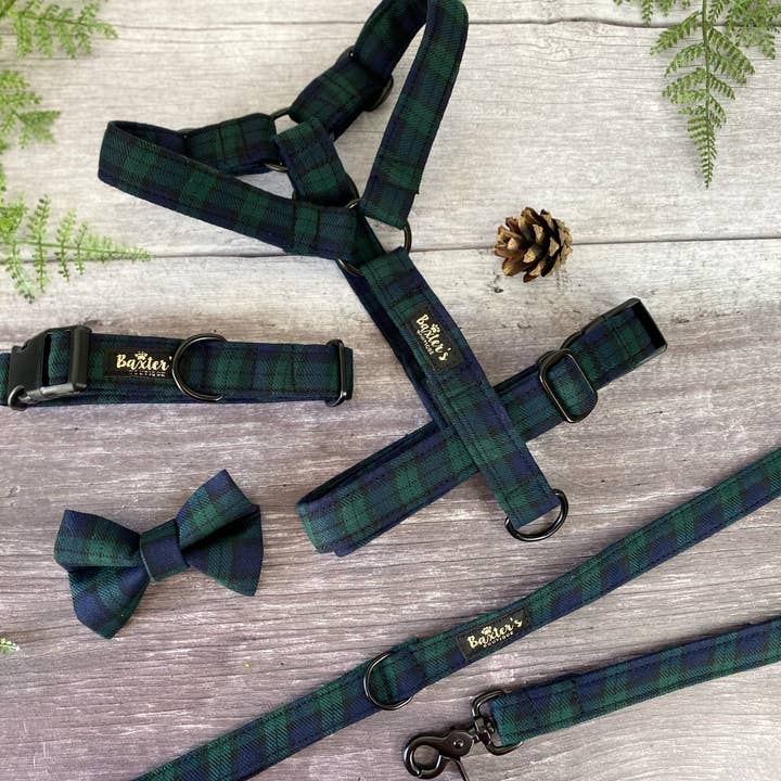 Baxter's Boutique - Wholesale Pet bow tie – Dog - Bow Tie | Black Watch Tartan4