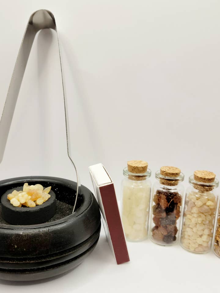 Resin and Palo Santo Incense Starter Kit for wholesale by Neena Makes Scents