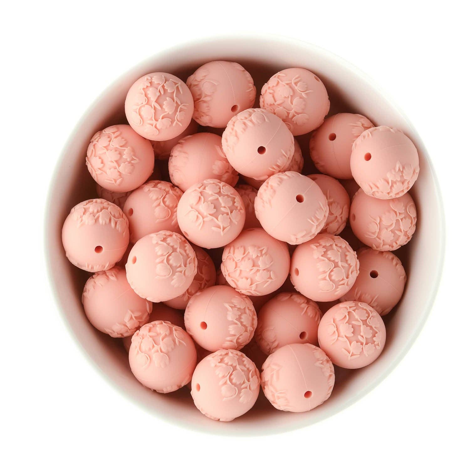 Cara & Co Silicone Craft Supply - Venta al por mayor Cuentas - Cuentas redondas de silicona con relieve20