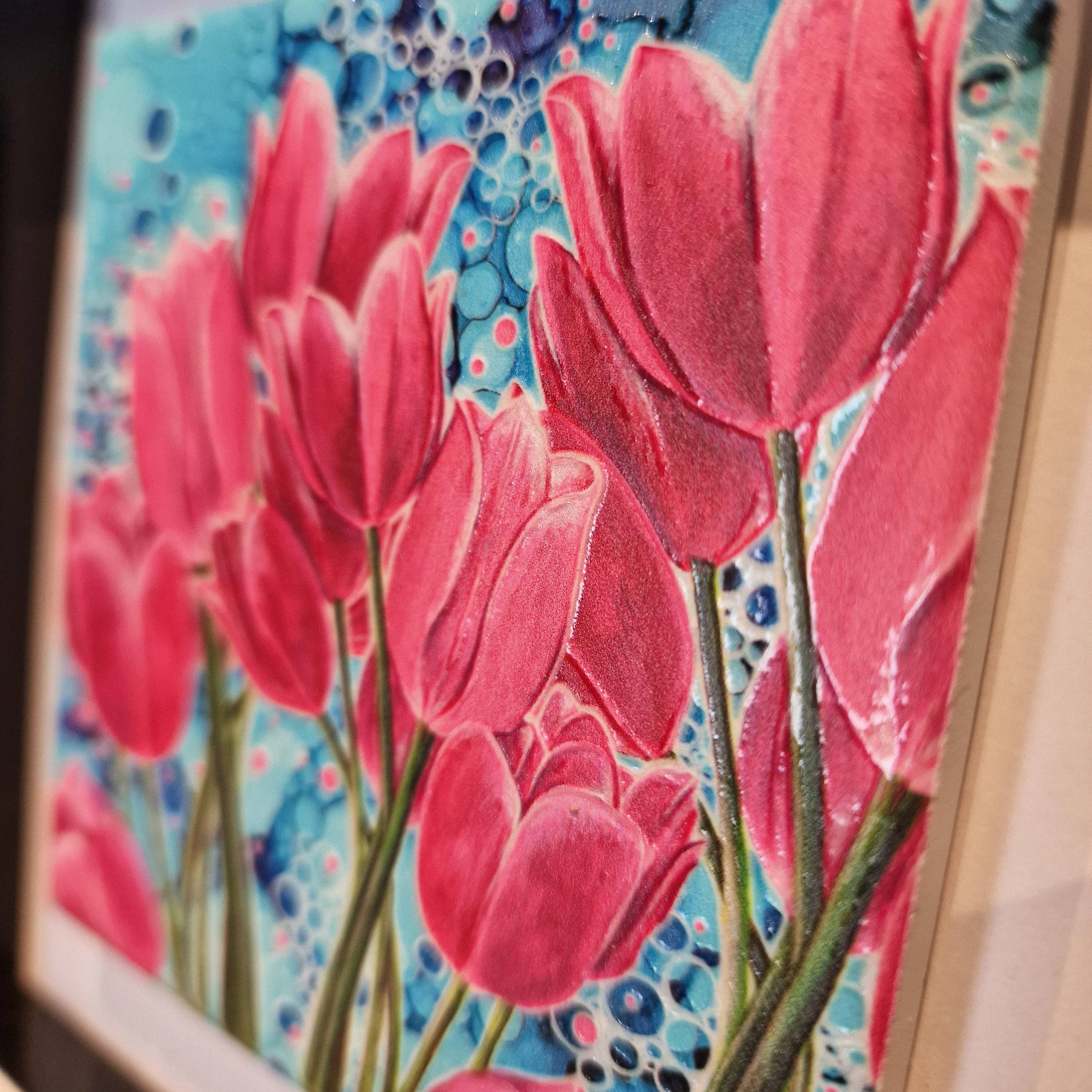 By Jo Crafts – wholesale Art print – 65-SP Tulips (Blue) Small Picture14