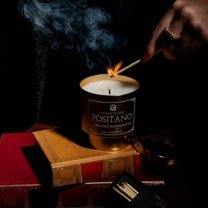 BouquetItaliano – Großhandel Kerze im Glas / gefüllte Kerze – Positano Luxus Duftkerze – Italienisch inspiriert13