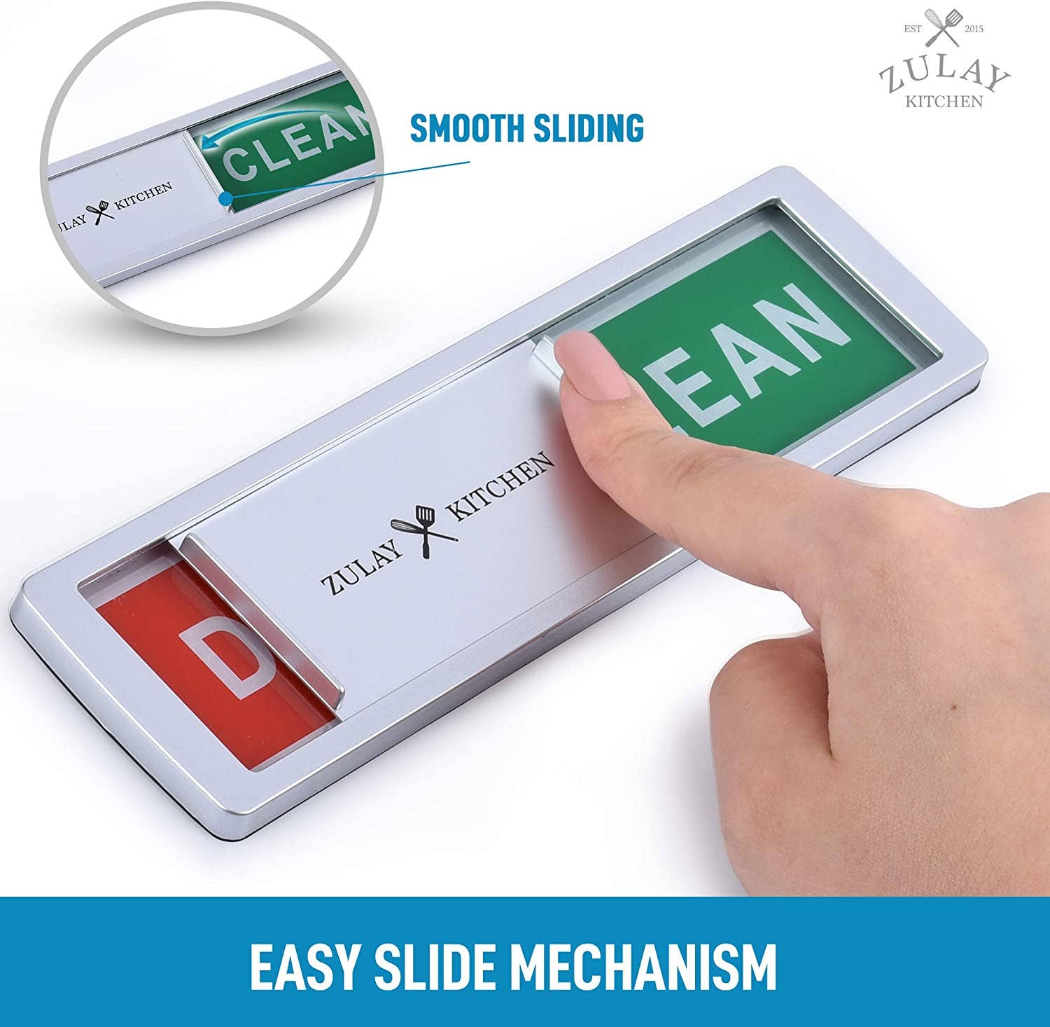 Zulay Kitchen – wholesale Magnet – Dishwasher Clean Dirty Magnet Sign6