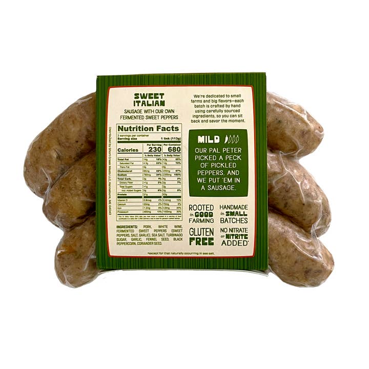 Short Creek Farm - Wholesale Sausage - Sweet Italian Sausage1