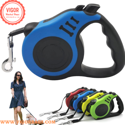 VIGOR - Wholesale Pet Leash - Dog - Automatic Telescopic Tractor Retractable Dog & Dog Adjustabl2
