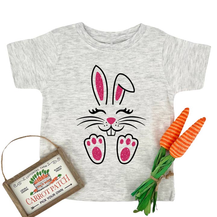 Cute bunny feet Easter t-shirt, Kids spring top, Toddler tee for wholesale by ATTA TOOD LLC