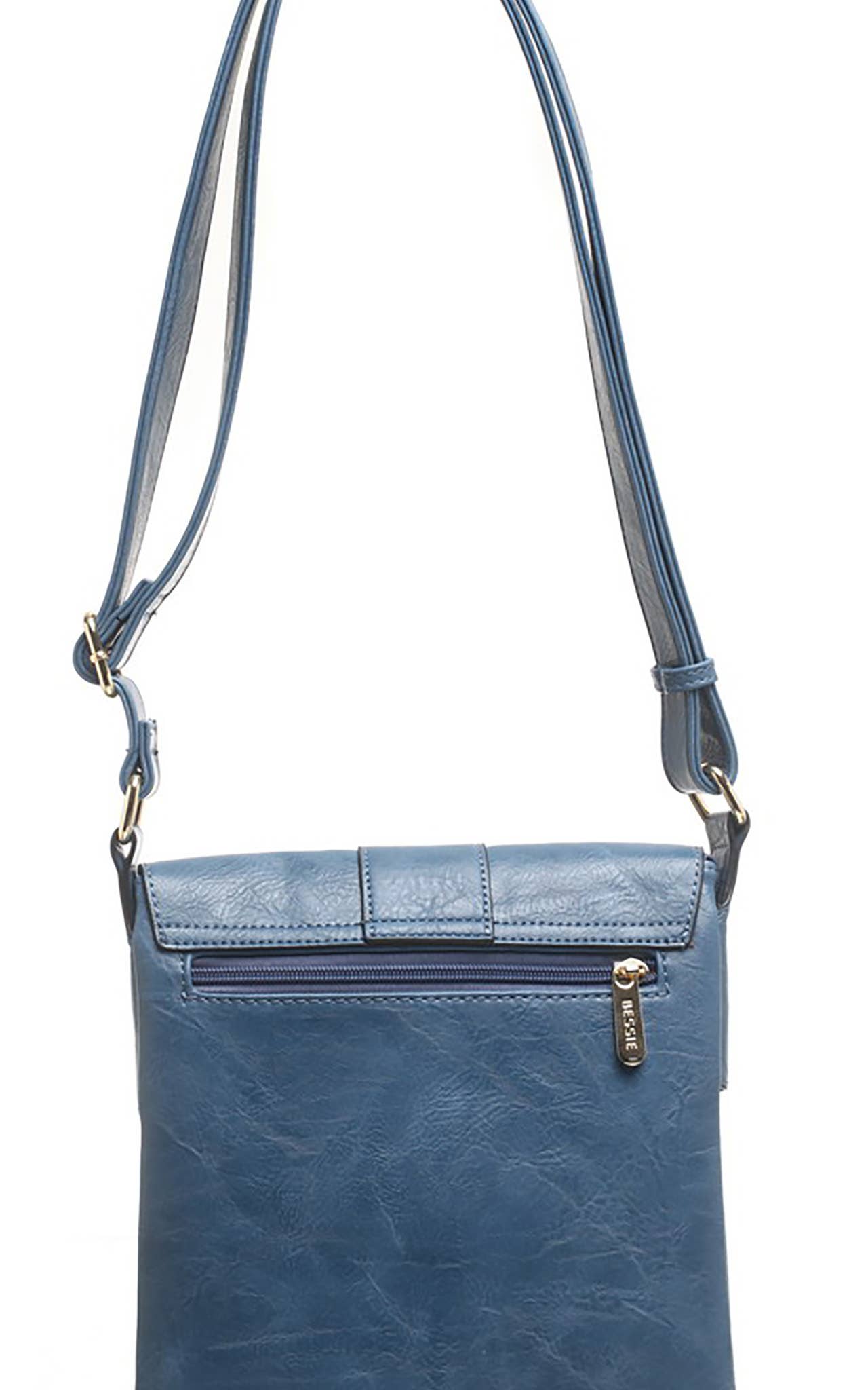 Bessie London – Engroshandel Crossbodytaske - Dame – Classic crossbody-taske med klap og spænde3