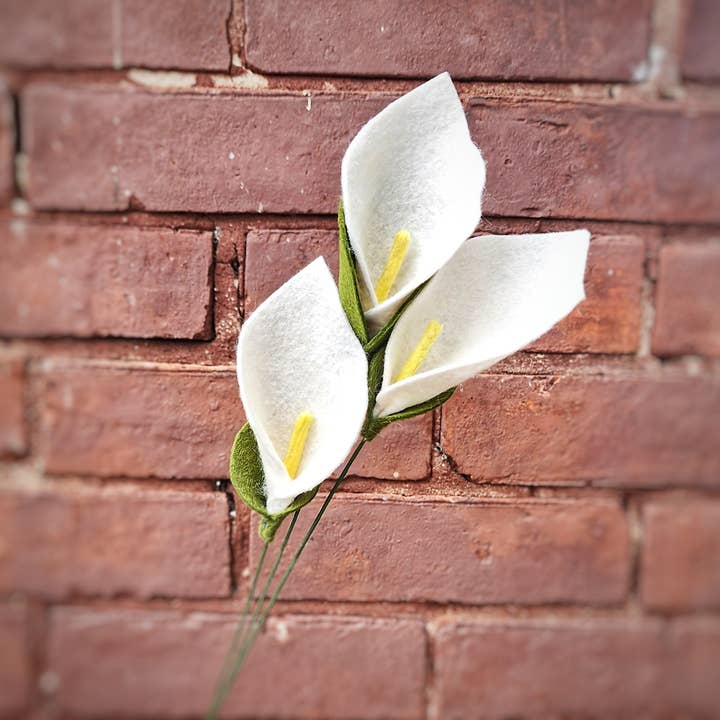 Madymae Felt Florals - Wholesale Artificial Flowers - Calla Lily2