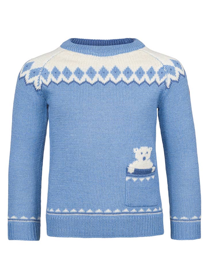 Maglione bambino Polar per la vendita all'ingrosso da parte di Norlender Knitwear AS