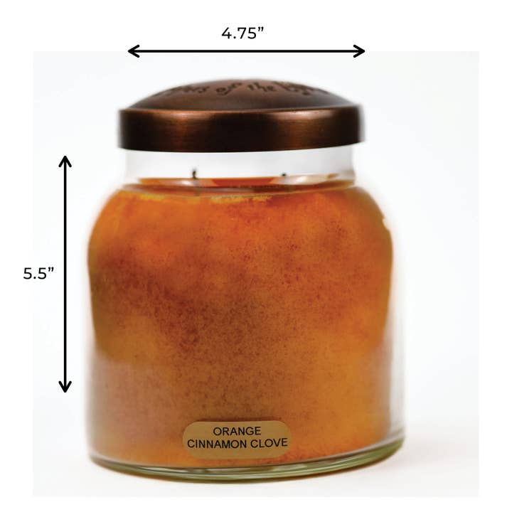 A Cheerful Giver - Wholesale Jar/Filled Candle - KOTL Papa Candle (34oz.) – Orange Cinnamon Clove